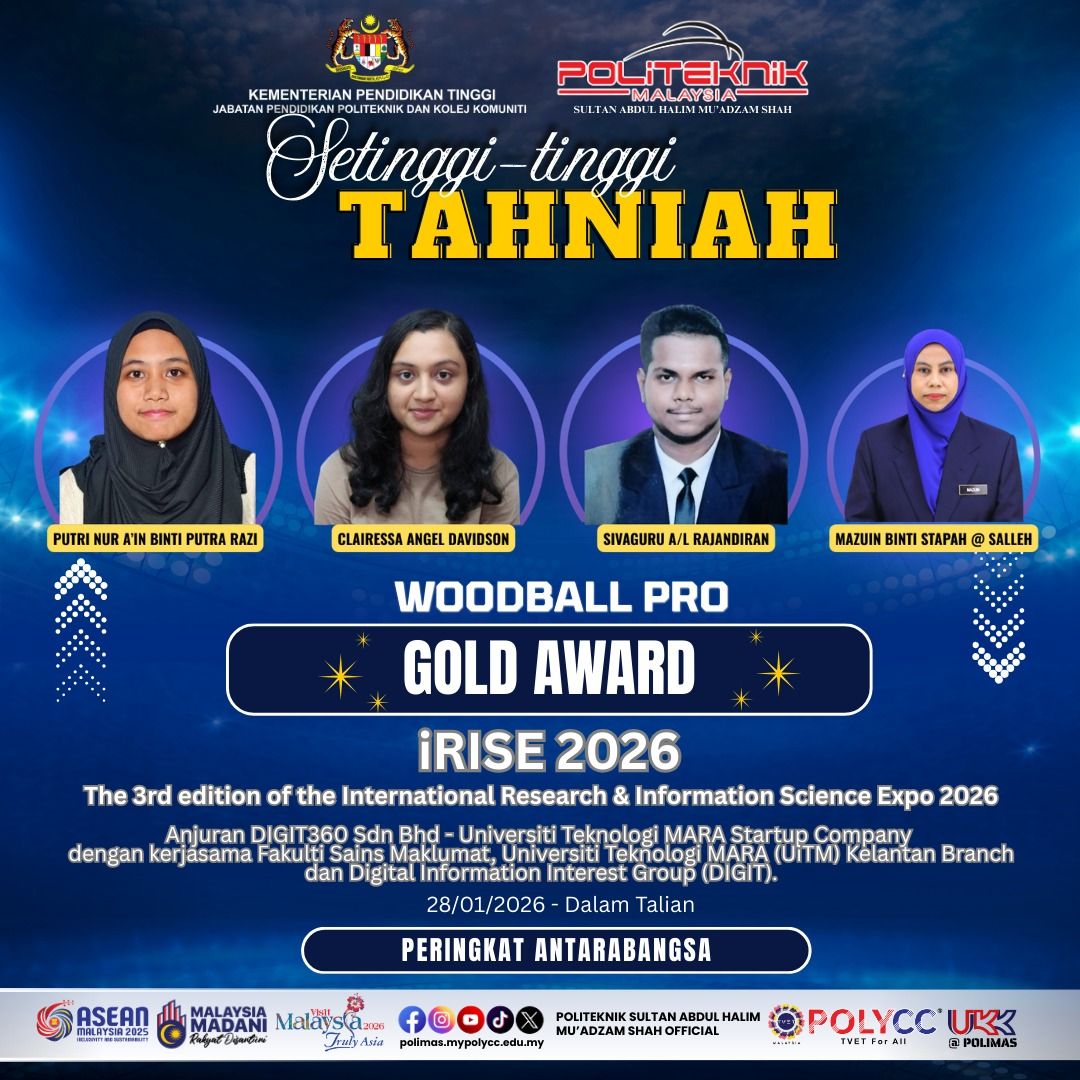 Politeknik - Sekalung tahniah diucapkan kepada Jabatan Teknologi ...