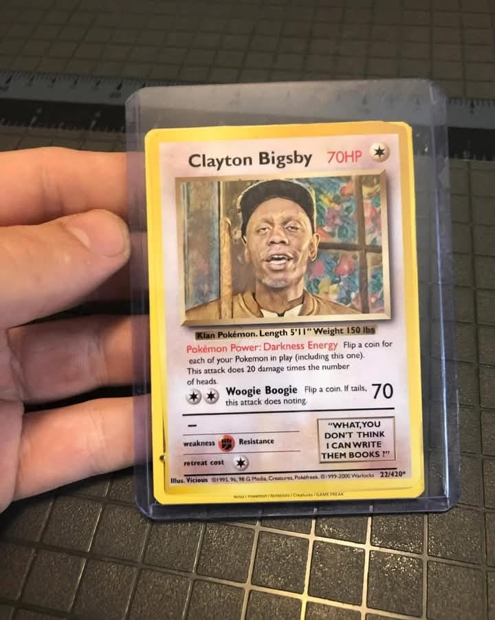 clayton bigsby pokemon card Amazon.com: Funny Food Coupon Credit Sticker, Debit Card Skin, Credit Card Skin for Cards : Clothing, Shoes & Jewelry Clayton Bigsby Pokemon Card, get