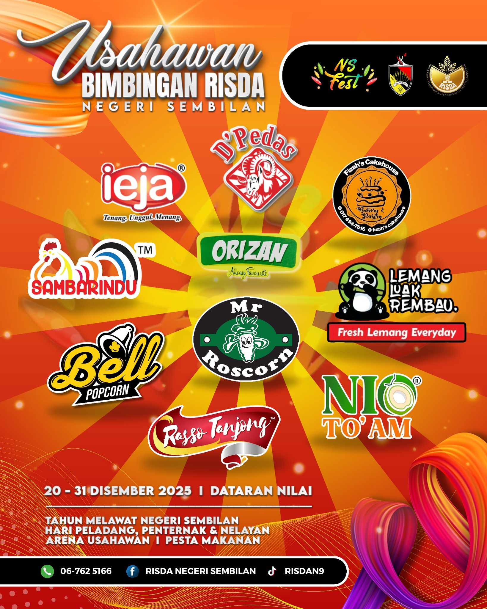 🎉 NS Fest 2025 kini kembali !... - RISDA Negeri Sembilan | Facebook