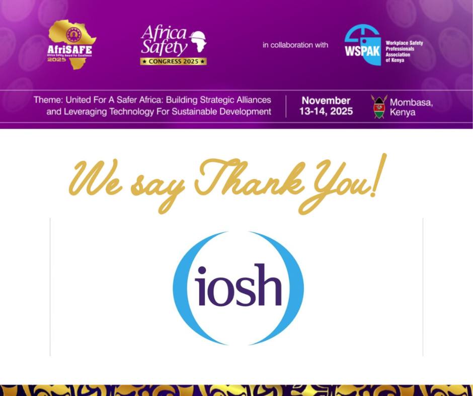 Afrisafe - We proudly recognise IOSH for its distinguished role in ...