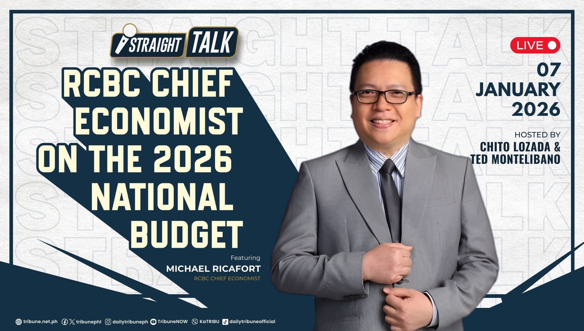 Daily Tribune - #ICYMI: On Straight Talk, RCBC Chief... | Facebook