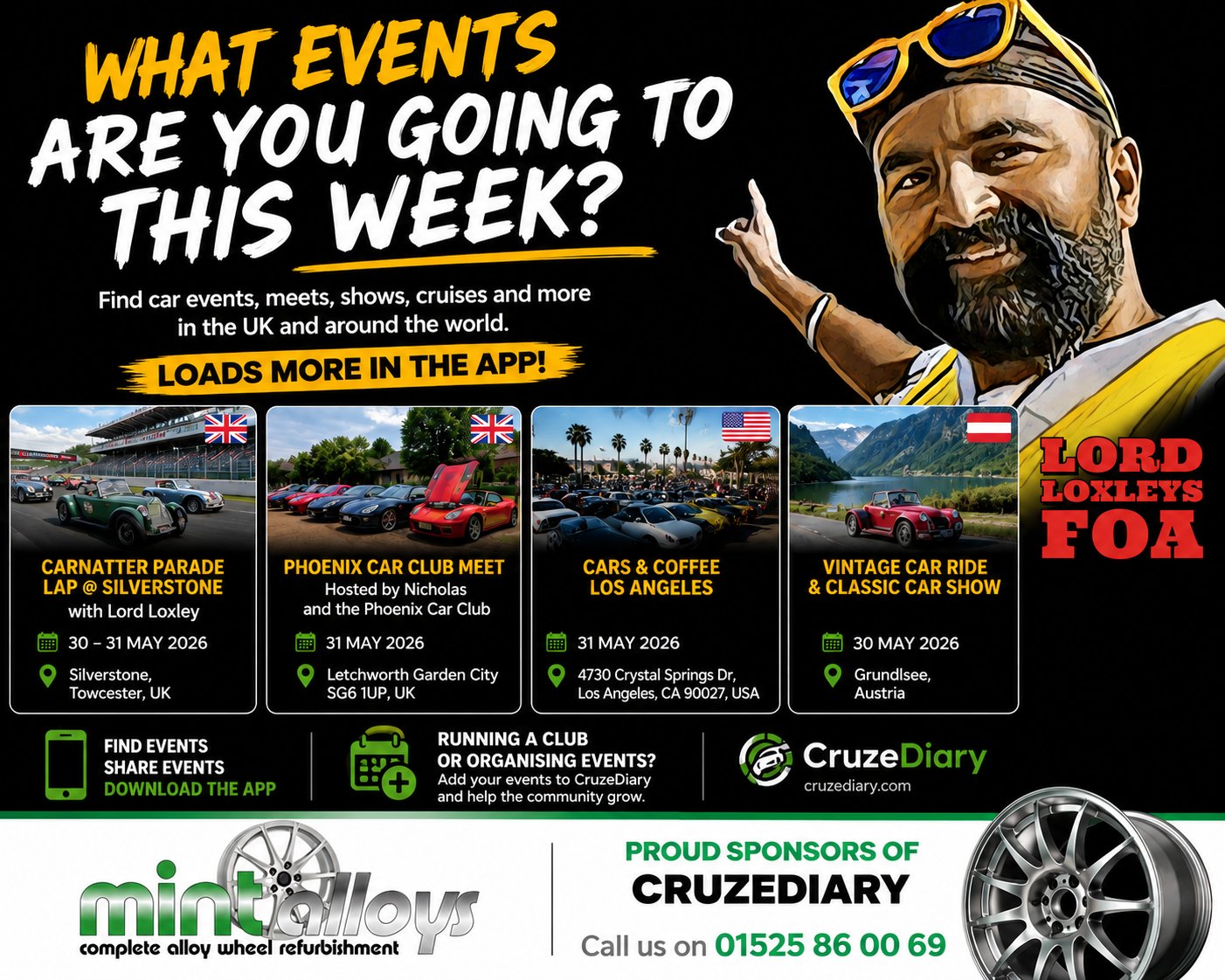 Car events this week with CruzeDiary