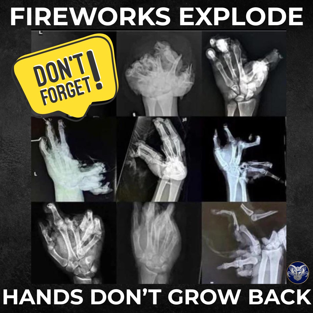 The Real - Just a friendly (and slightly gruesome) reminder: 🎆 ...