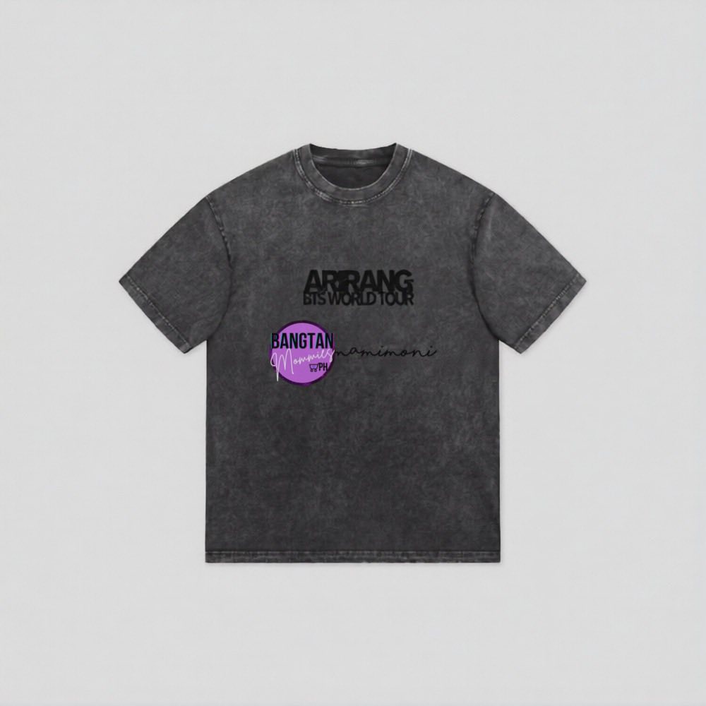 ARIRANG WORLD TOUR CHARCOAL SHIRT 🛒₱799 ✨MINE + SIZE✨ See