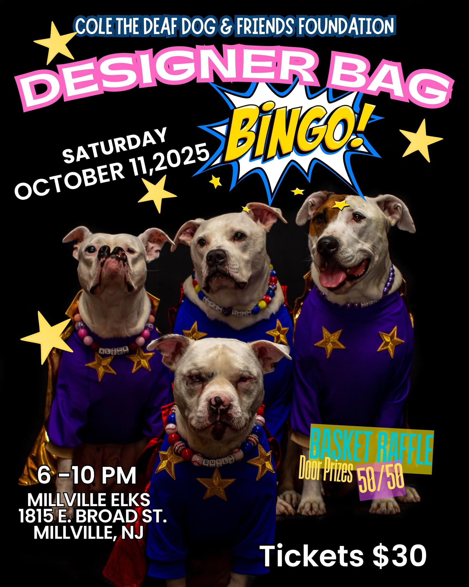 Tickets are... - Cole the Deaf Dog- The Team Cole Project | Facebook