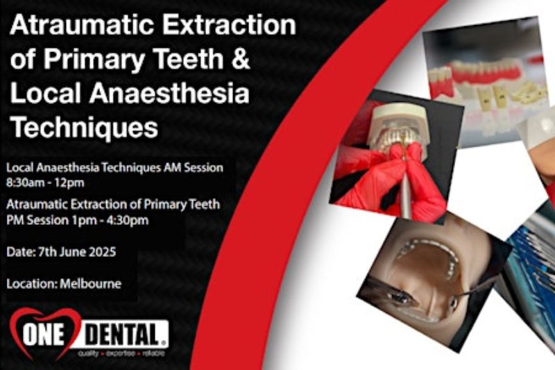 One - Upcoming Workshop: Atraumatic Extraction of Primary Teeth & Local ...