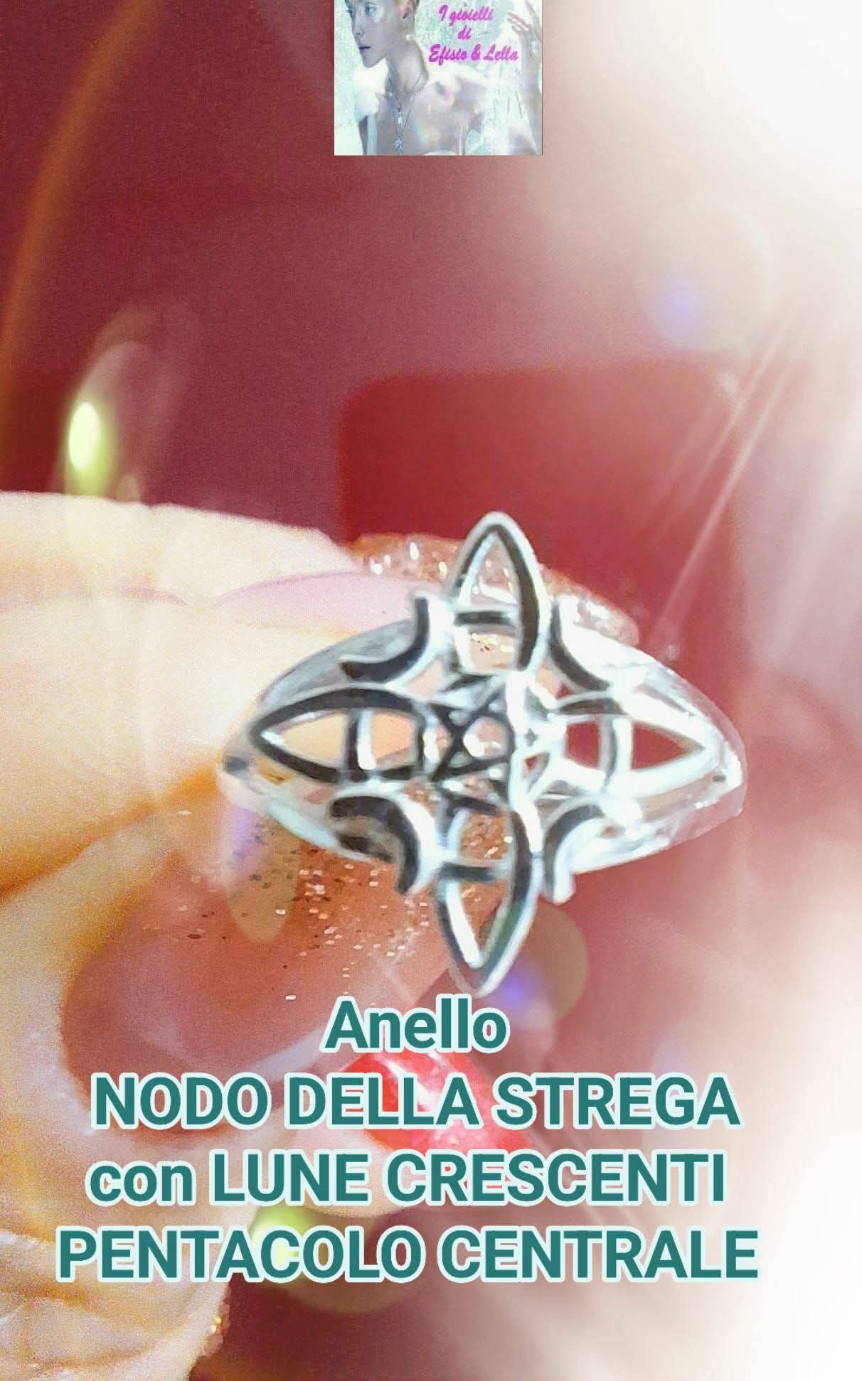 Anello Fatto A Mano Con Nodo Di Strega – Argento Sterling E Oro Rosa – Gioiello Di Protezione E Potere – Regalo Significativo Per Lei