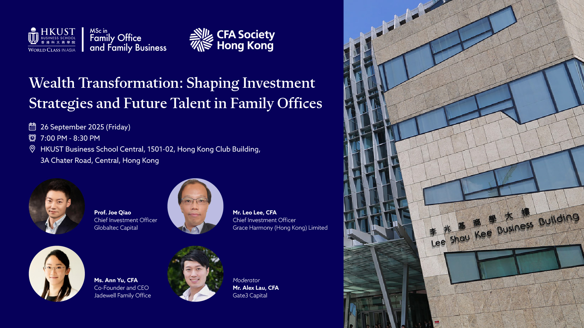 【Wealth Transformation: Shaping... - CFA Society Hong Kong | Facebook