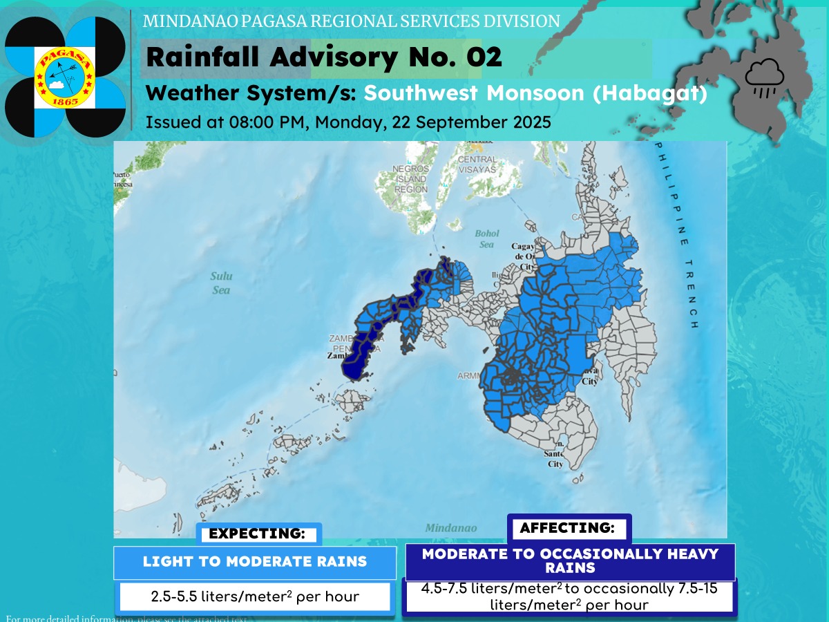 News5 - RAINFALL WARNING Nag-isyu ng heavy rainfall warning ang DOST ...