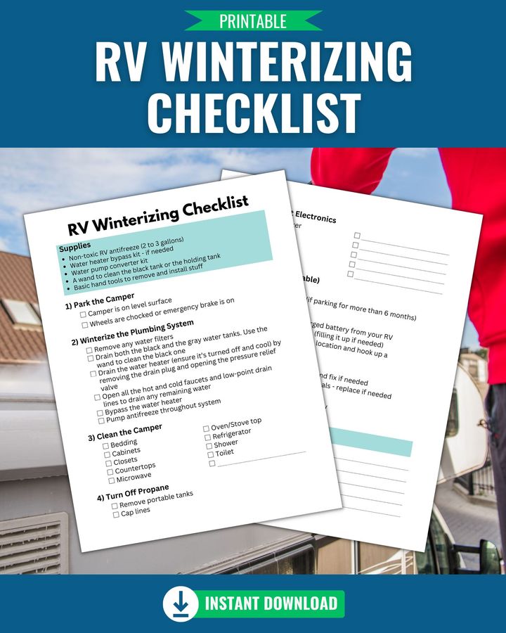 Camper - This downloadable and printable checklist features a user ...