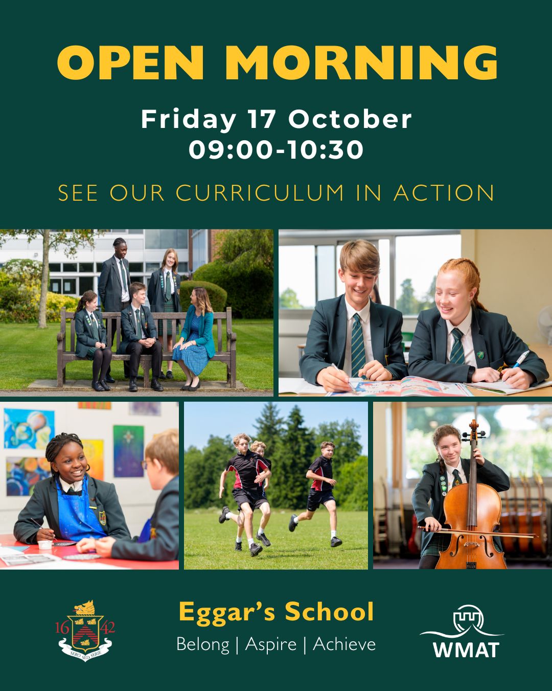 Eggar's - Our final Open Event of 2025 is this Friday 17th October ...