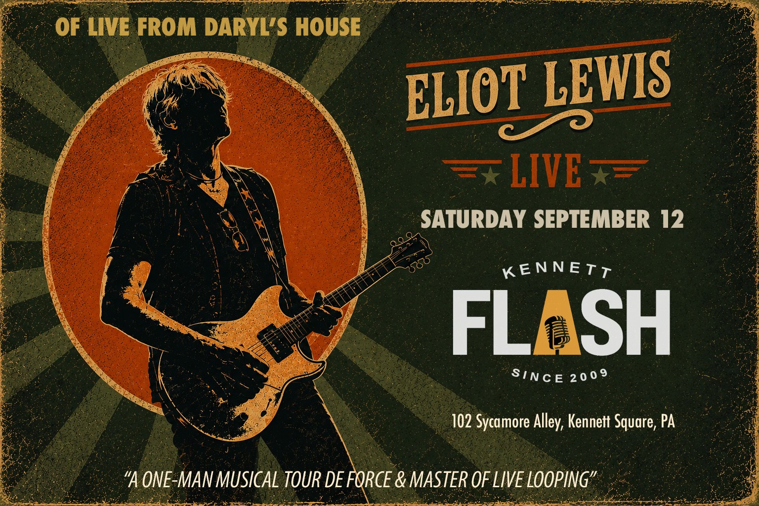 Eliot Lewis Live in Kennett Square, PA