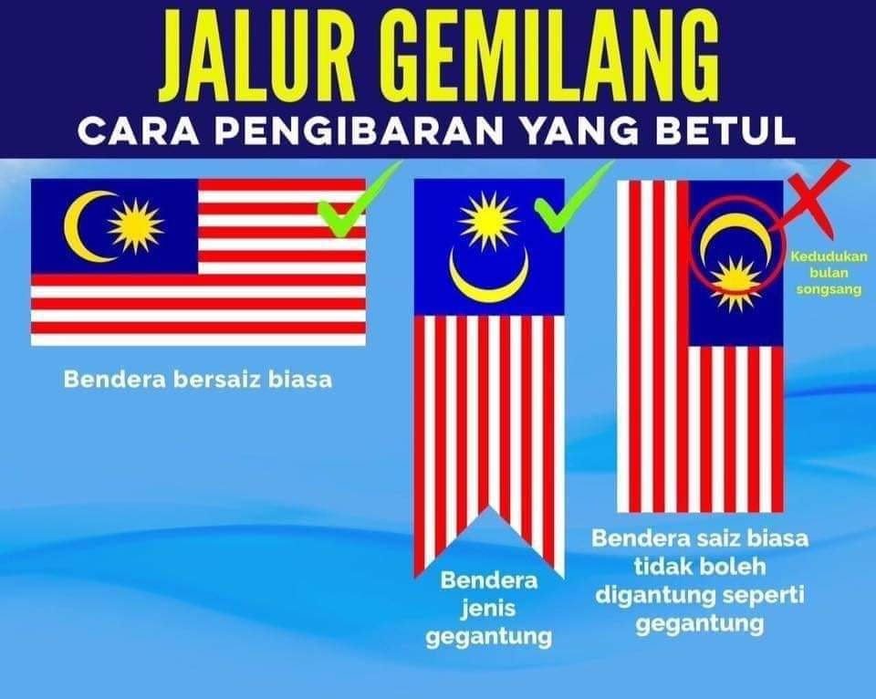 Cara Penggunaan Bendera Malaysia Yang Betul Blog Sihatimerahjambu