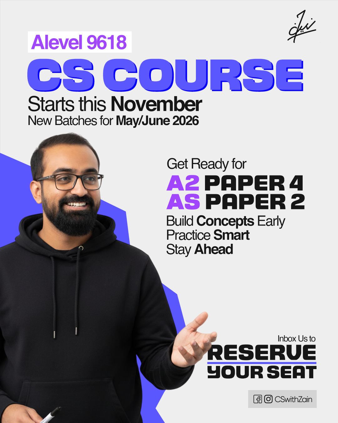 Computer - A Level Computer Science (9618) New batches start this ...
