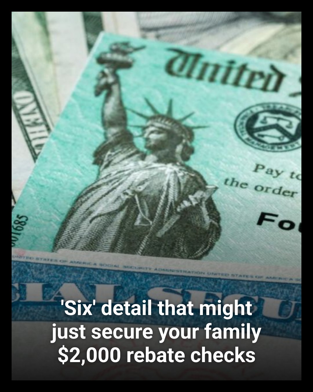 The US - Trump's been teasing stimulus cash 'for everyone'. | Facebook