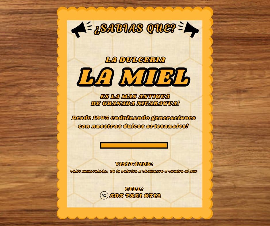 Dulceria La Miel | Granada
