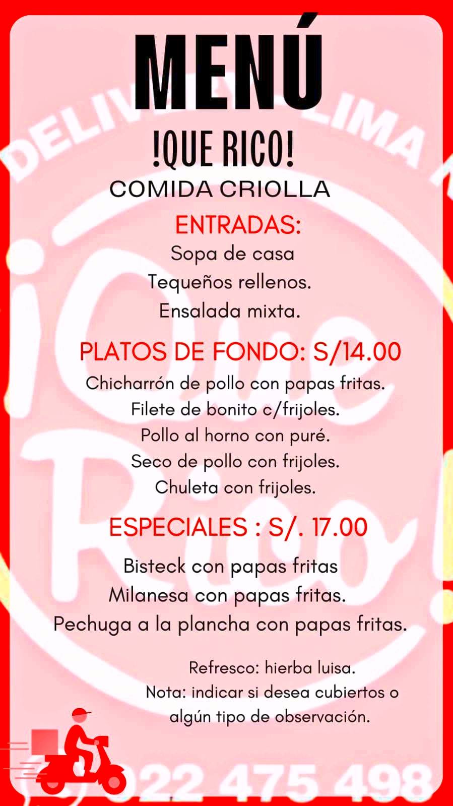 Restaurante Que Rico | Lima