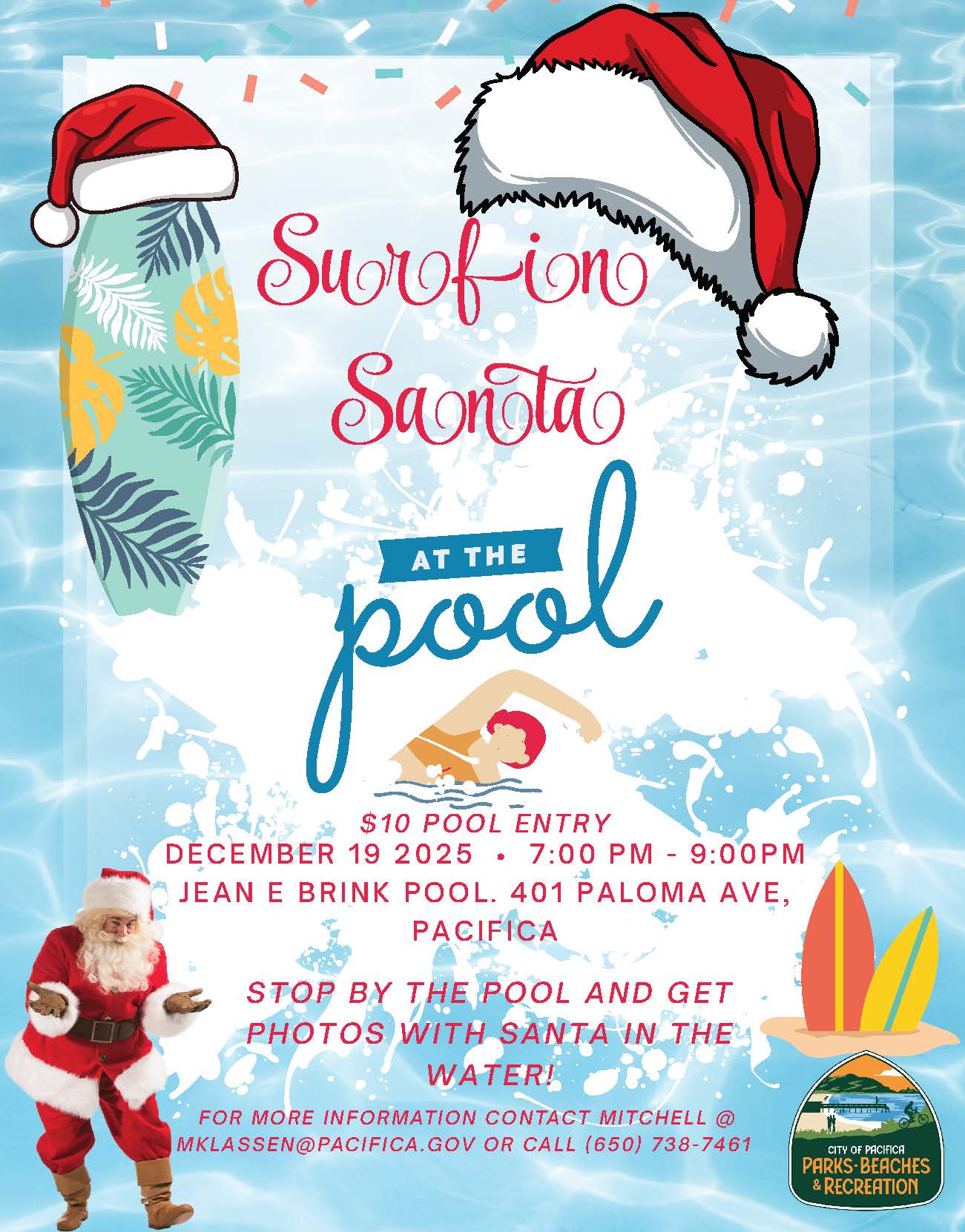🎅🌊... - City of Pacifica Parks, Beaches, and Recreation - PB&R | Facebook