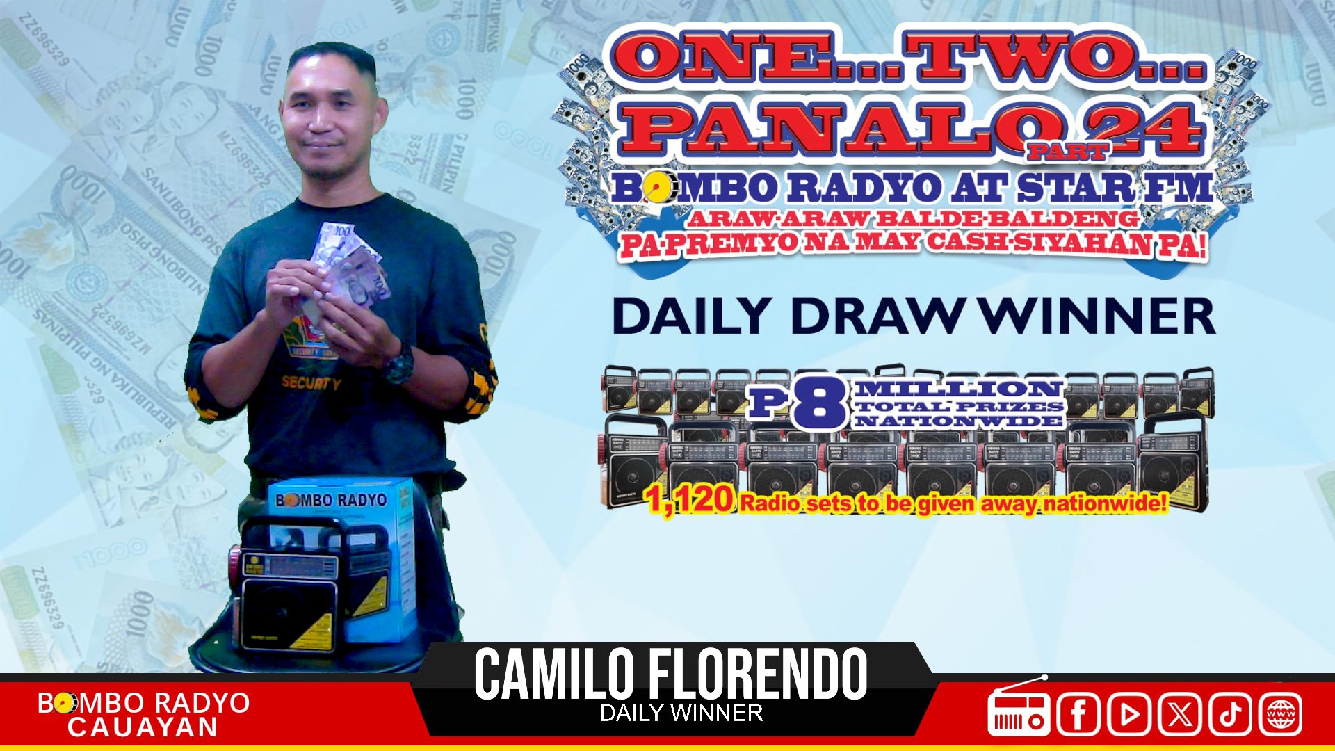 Bombo - Narito ang mga nanalo sa One.. Two.. Panalo Part 24 ng Bombo ...