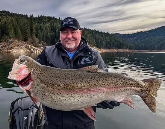 Idaho's new record rainbow trout caught at Dworshak Reservoir