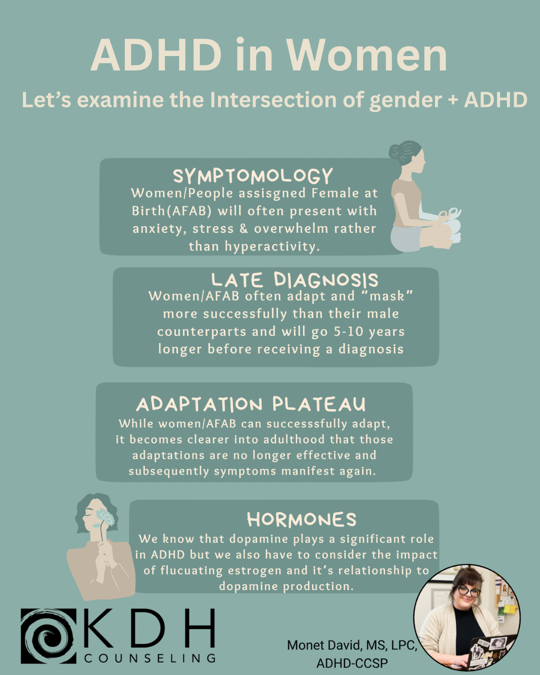 KDH - Did you know that ADHD can manifest differently in women? This ...