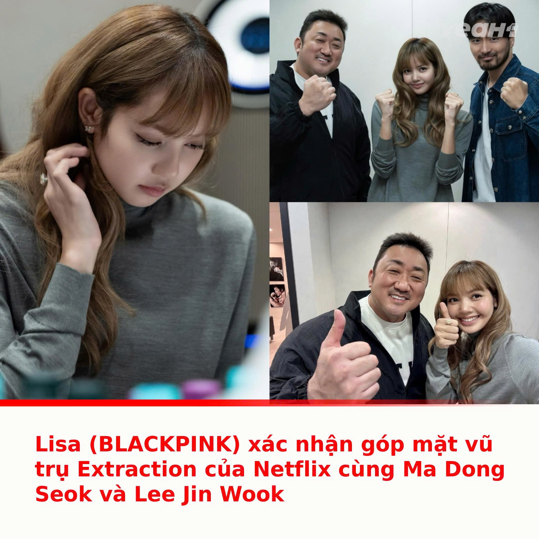 Yeah1 - Lisa (BLACKPINK) xác nhận góp mặt vũ trụ Extraction của Netflix ...
