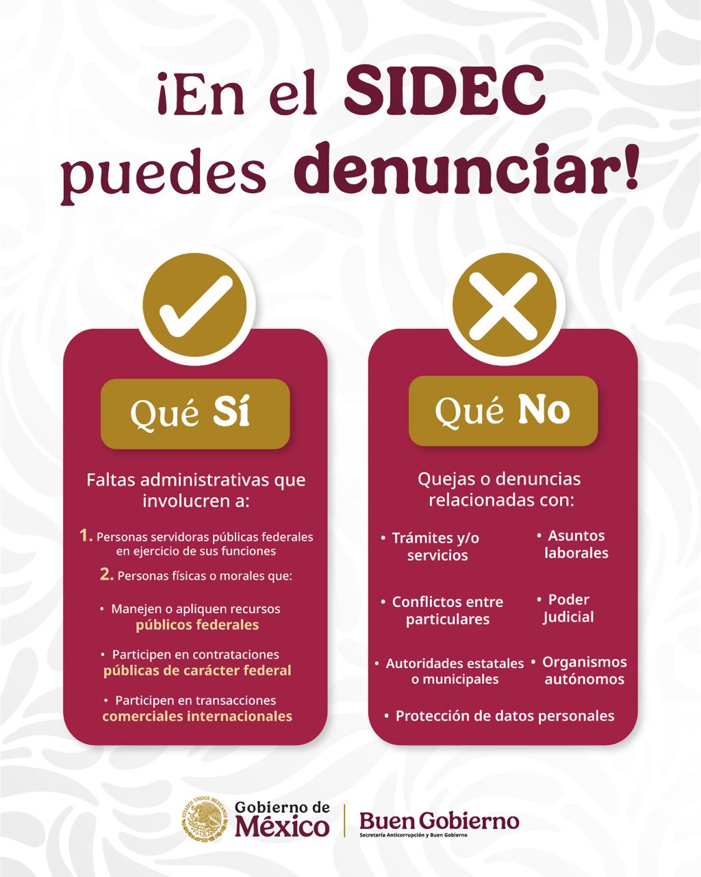 Secretaría - Conoce el Sistema Integral de Denuncias Ciudadanas (SIDEC ...