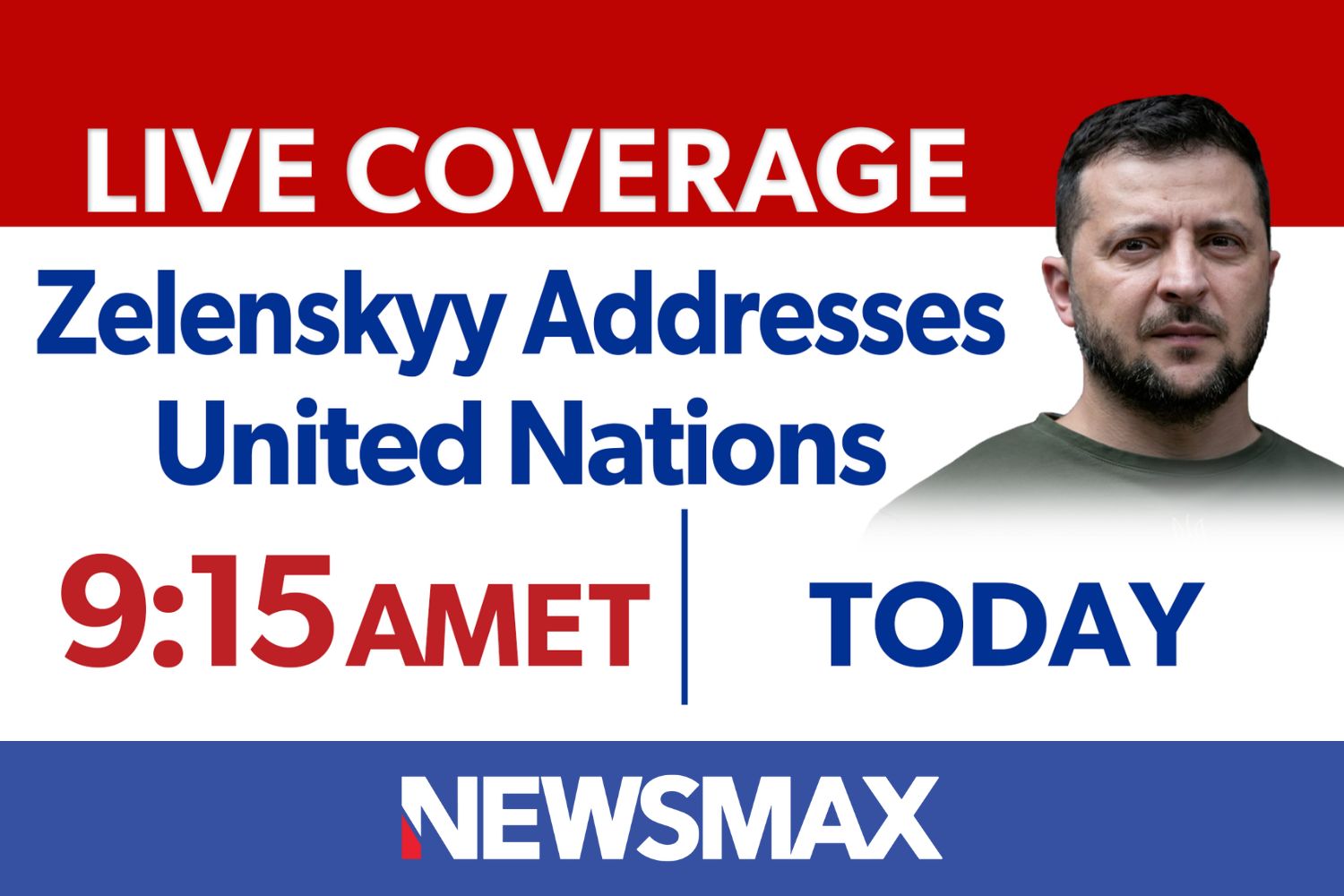 NEWSMAX - TUNE IN: LIVE coverage of Ukrainian President Volodymyr ...