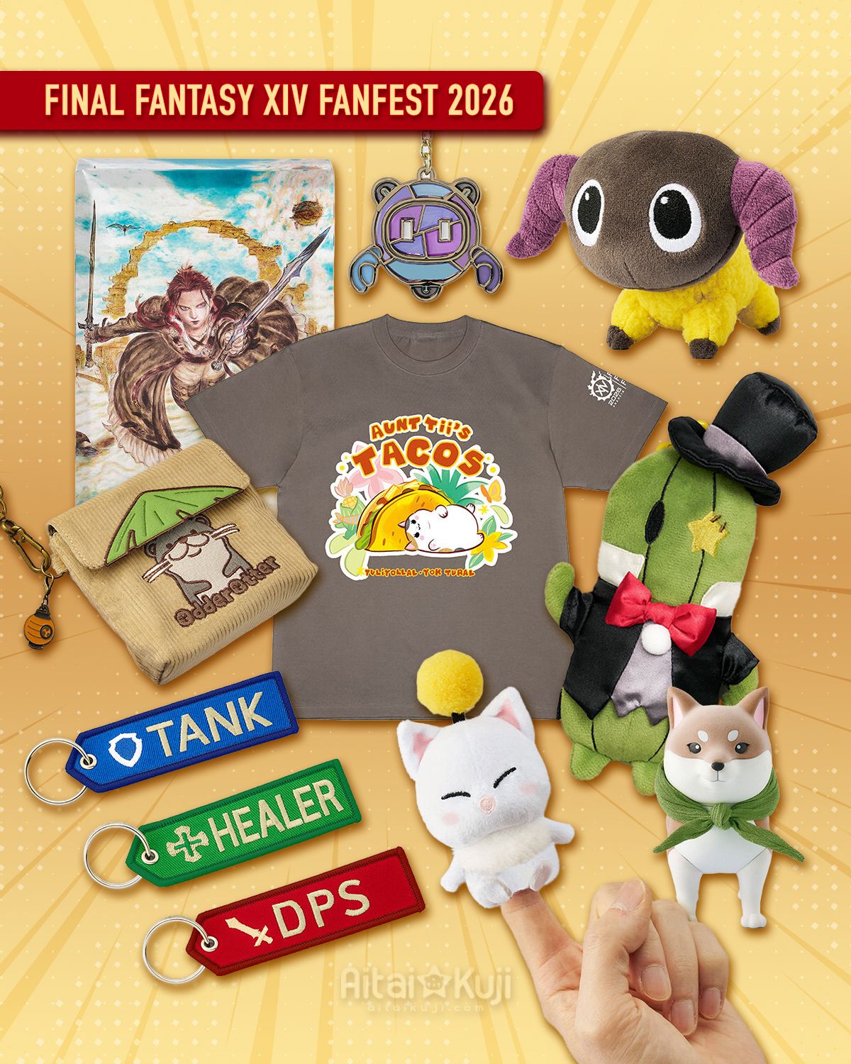 Aitai - ⭐ Get ready for #FinalFantasyXIV's 2026 Fanfest merch! ⭐ 🌵 ...