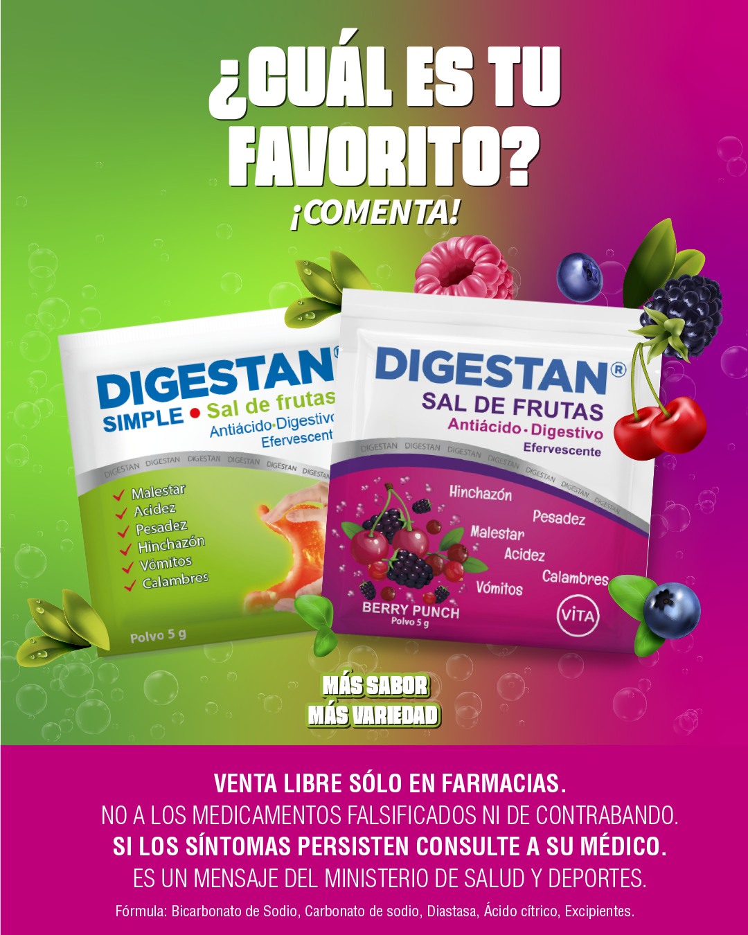 Digestan - 💥 Tu eliges el gusto, nosotros ponemos el... | Facebook