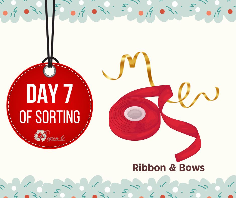 Region - Day 7 of our 24 Days of Sorting Advent Calendar Ribbons and ...