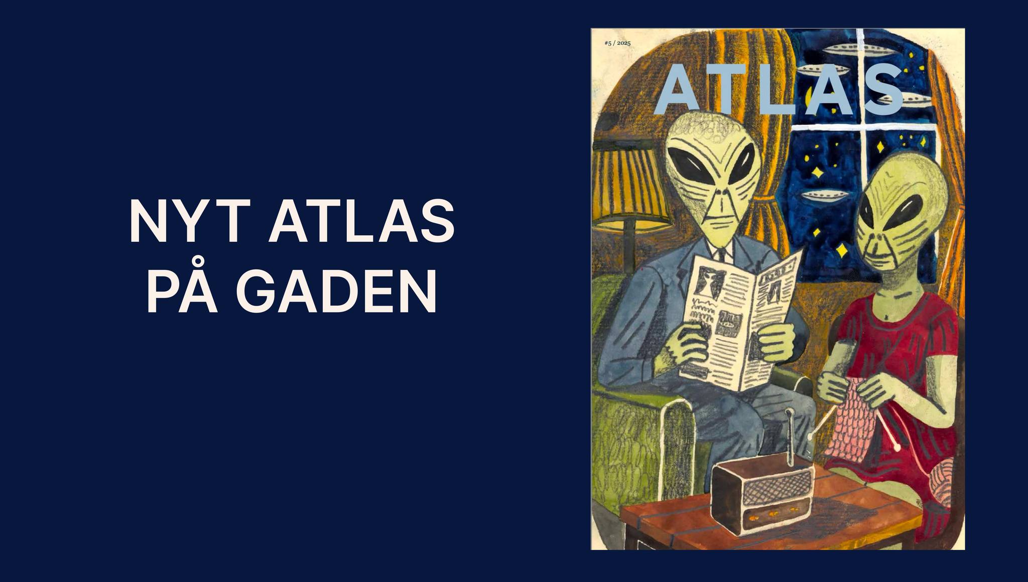 Atlas Magasin - Nyt Atlas på gaden i dag! Tegn et... | Facebook