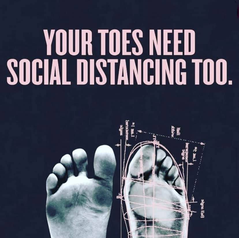Pelsall Foot Care - Yes our toes need to social distance too!! Out feet ...