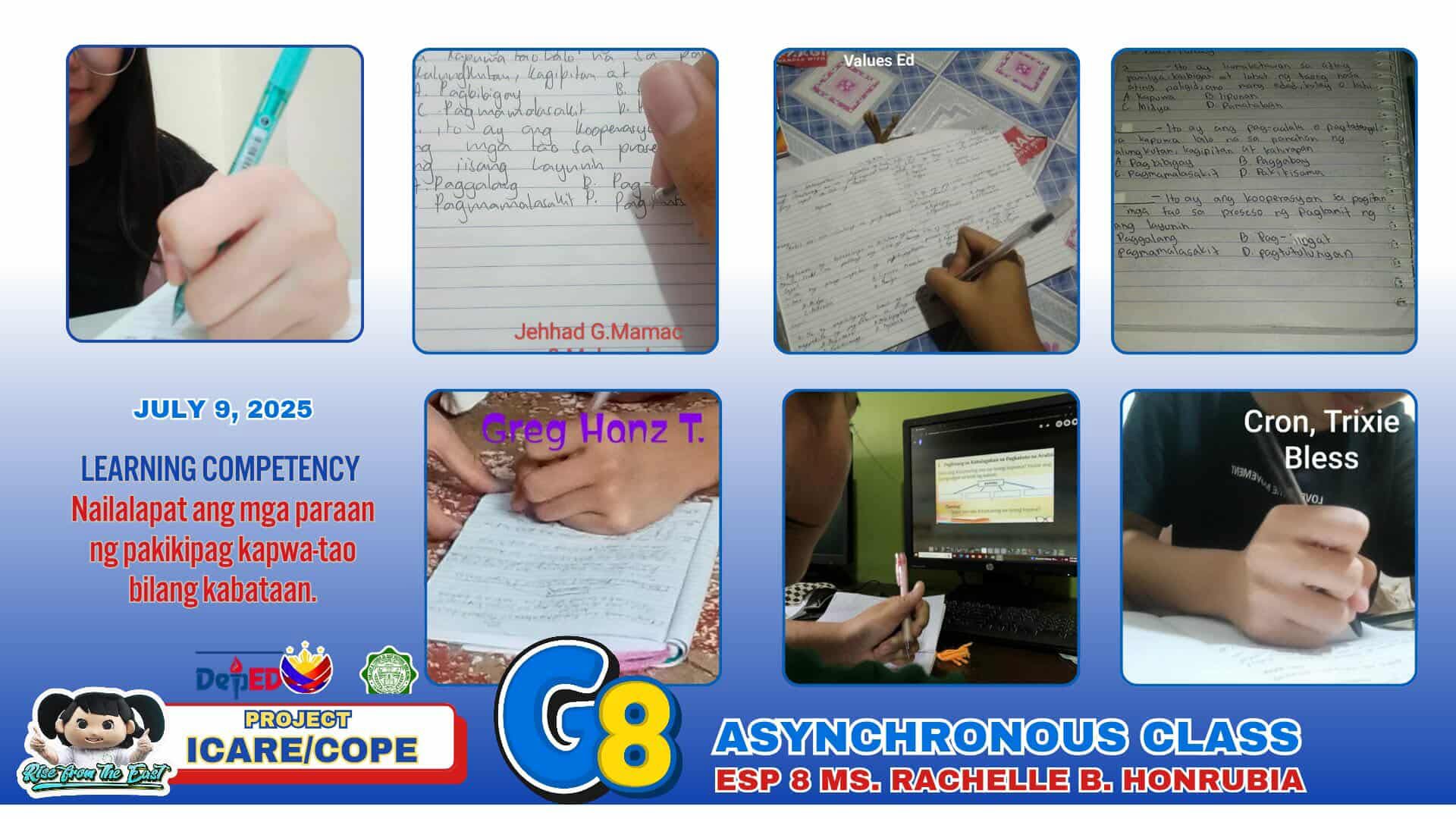 In response to the class suspension, the Grade 8 Council has ...