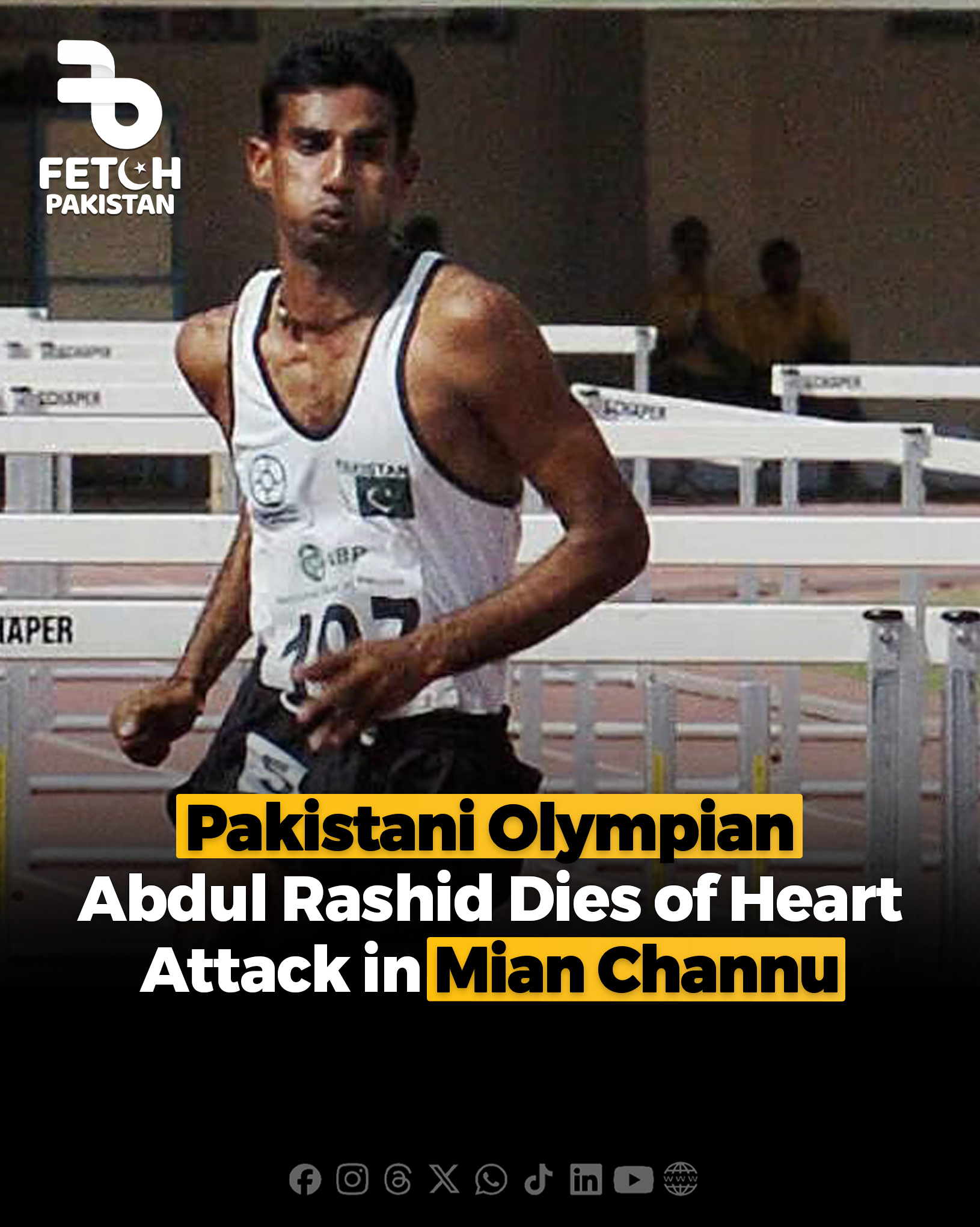 Fetch - Abdul Rashid, one of Pakistan’s esteemed hurdlers and a 2008 ...