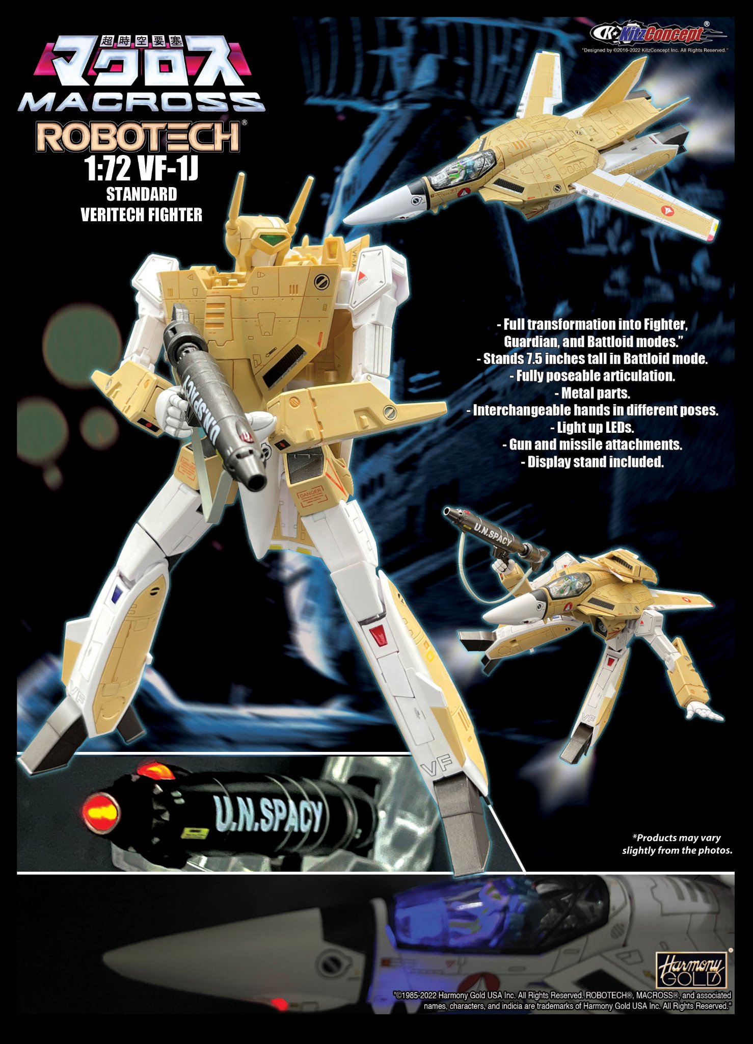 First look at the Robotech VF-1J flight jacket from Toynami.