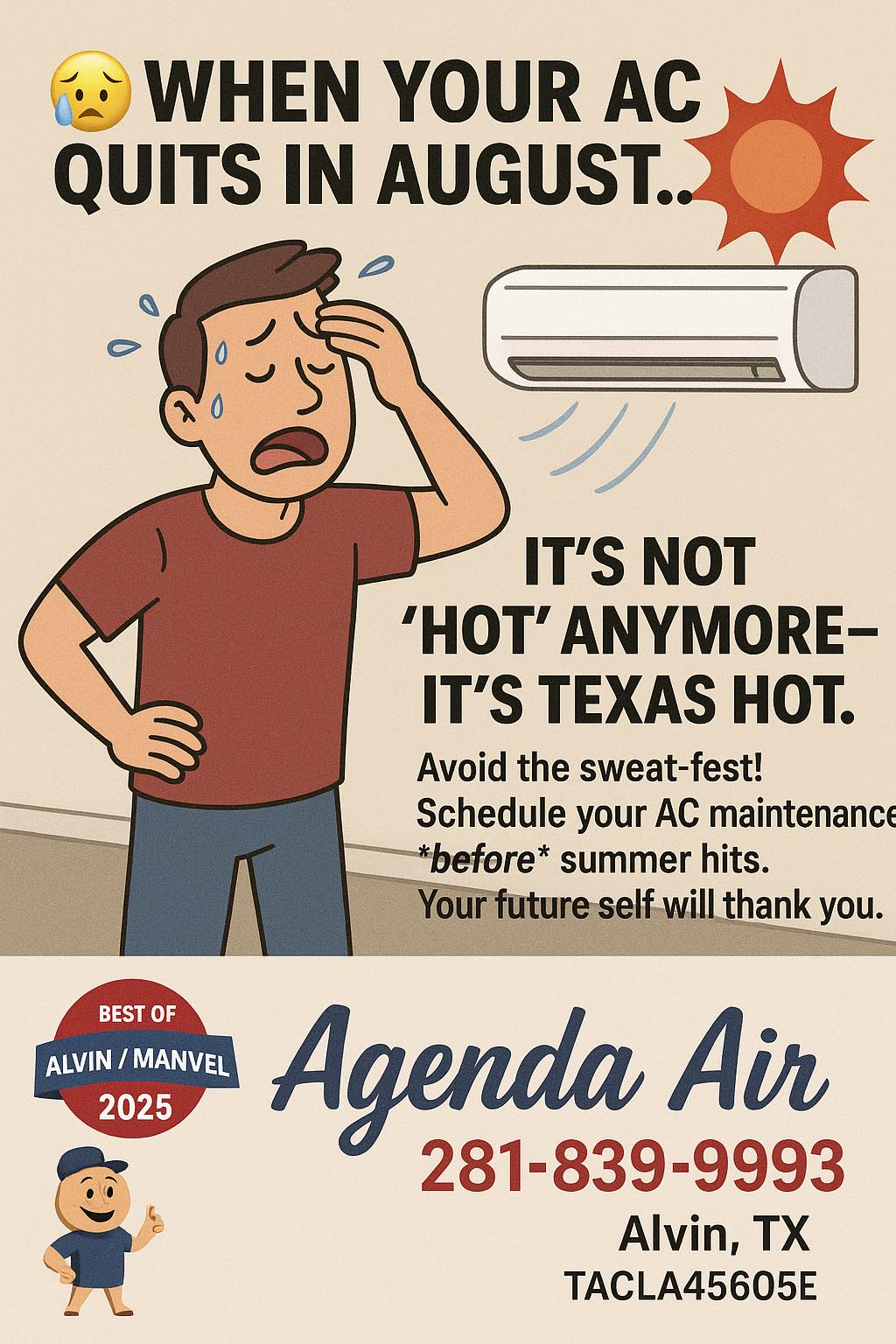 Agenda Air - Keep Your Cool All Year Long! Your AC... | Facebook
