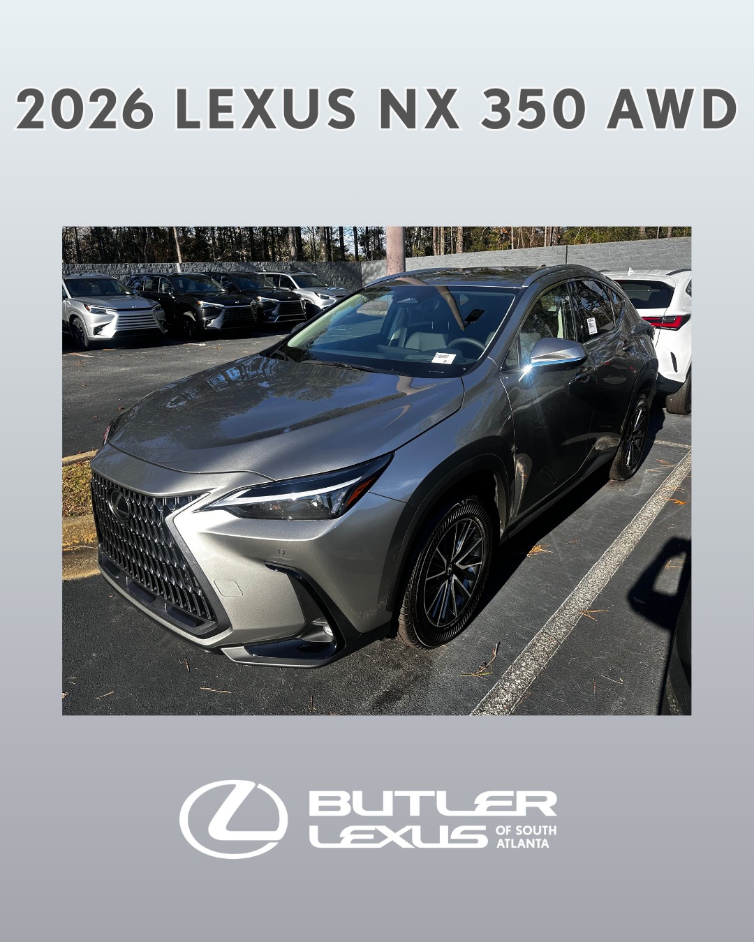 Butler - The 2026 Lexus NX 350 AWD—bold, versatile, and crafted to make ...