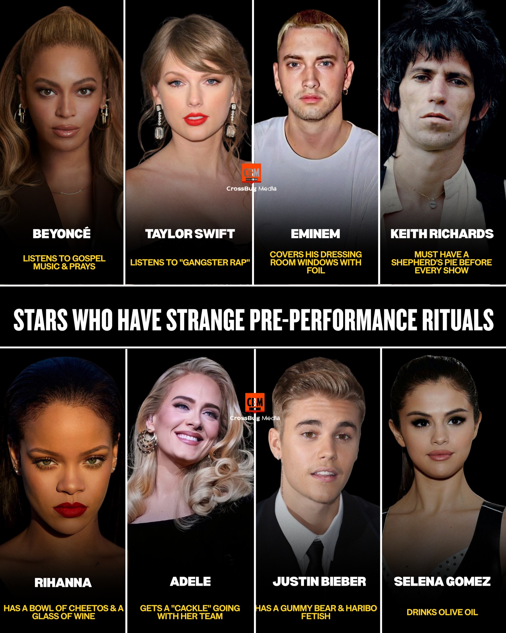 Aws - 🎤 Stars Who Have Strange Pre-Performance Rituals 🔮 Before the ...