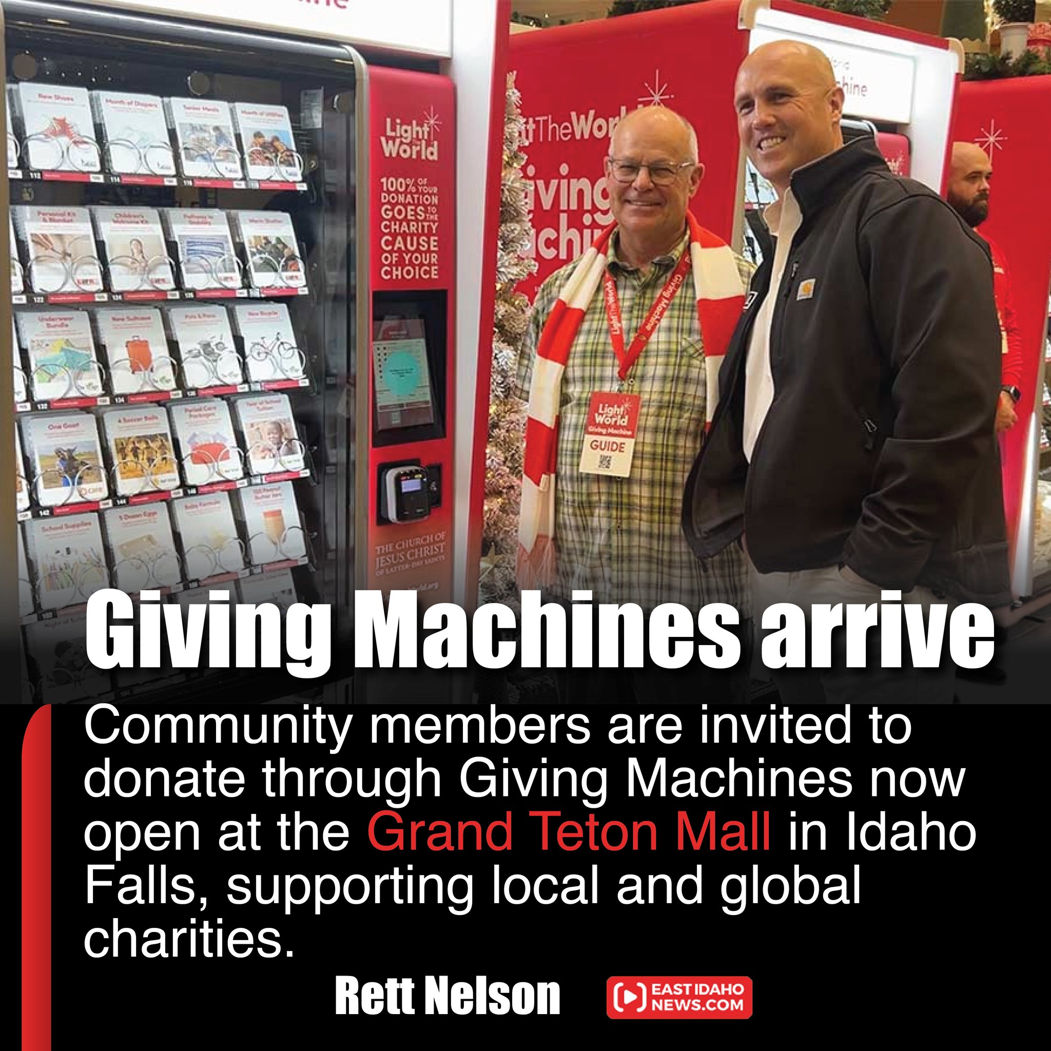 East - With the blow of a train whistle, the Giving Machines made their ...