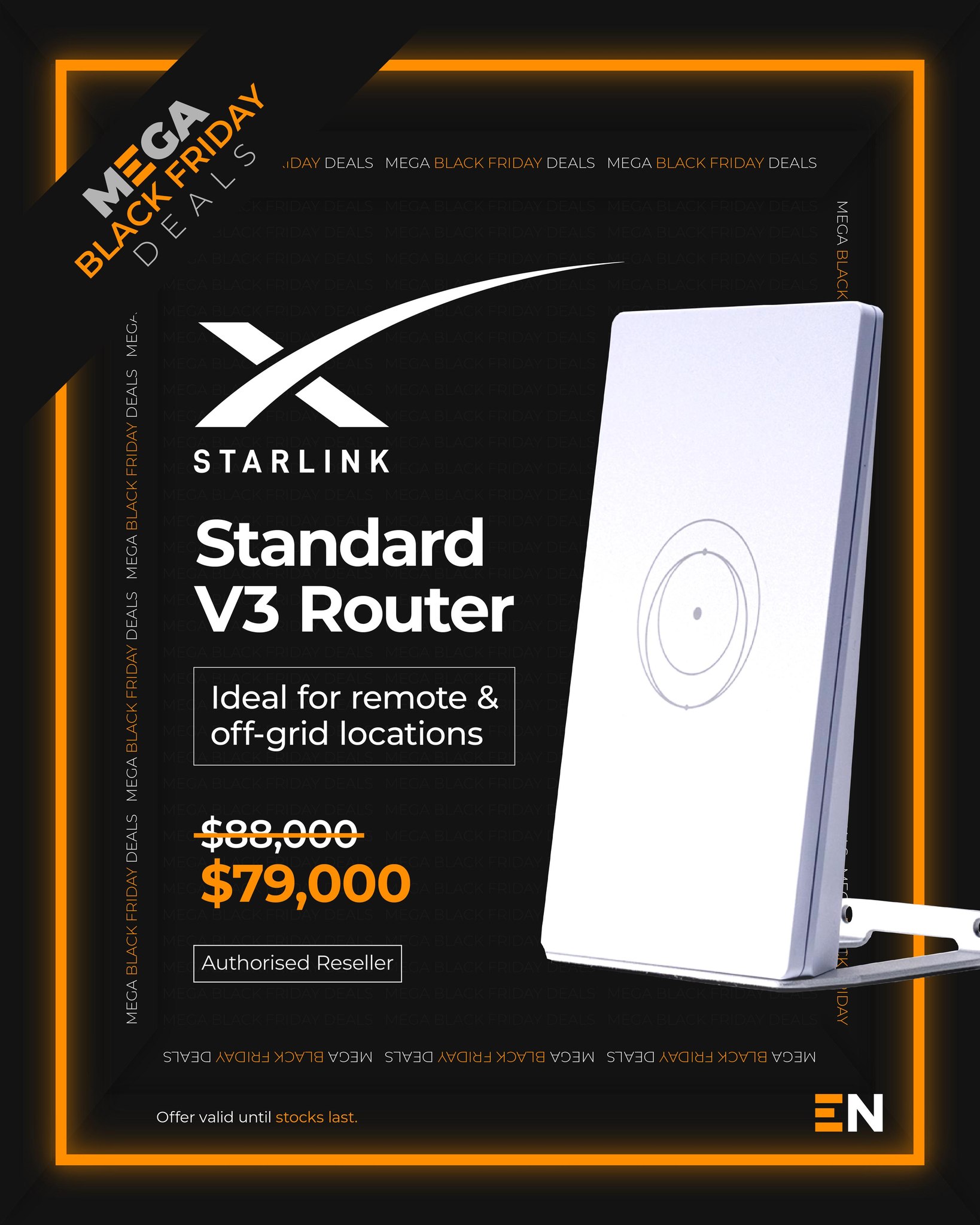 ENet - Black Friday deals keep coming at ENet! ⚡ The Starlink Standard ...