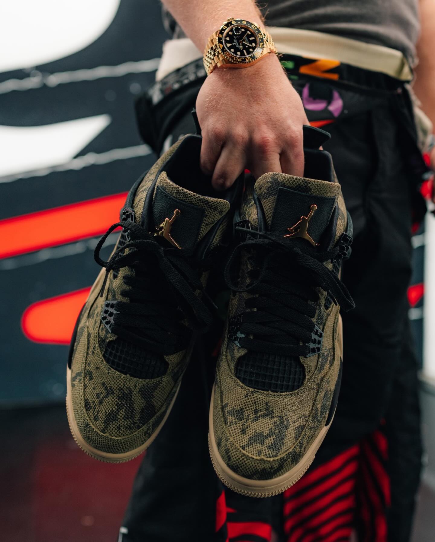 tyler_reddick took to IG to show off an unseen pair of snakeskin 