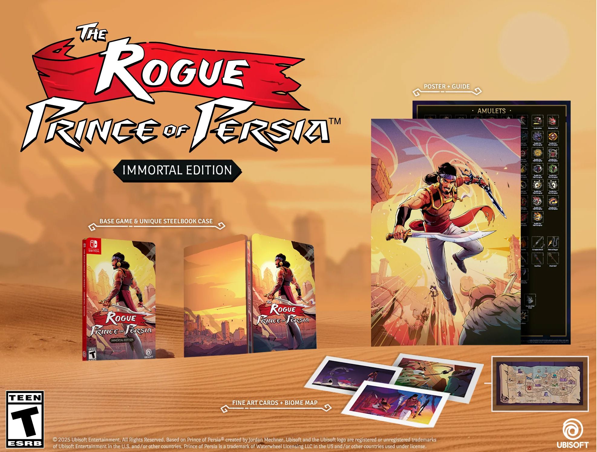 Pre-order. The Rogue Prince of Persia: Standard and Immortal