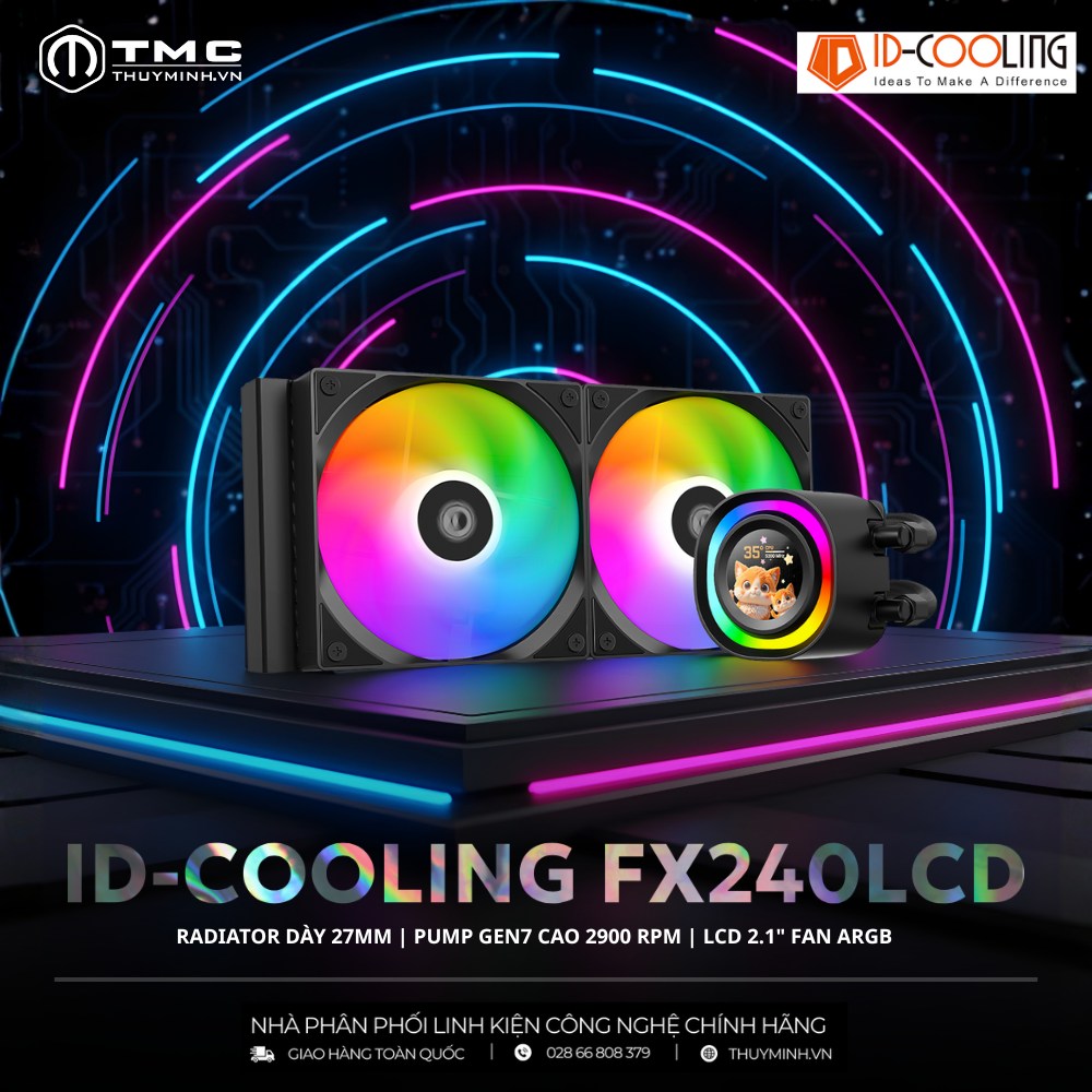 ID-COOLING FX240 LCD - HIỆU... - Thùy Minh Distributor - TMC | Facebook