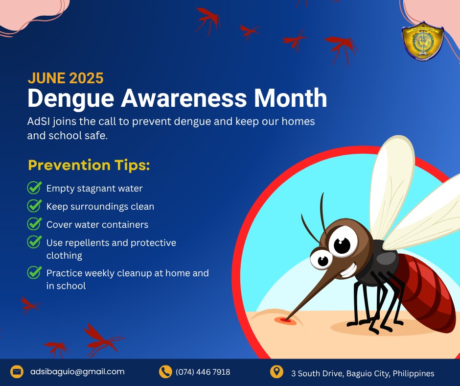 Academia - 🦟 June is Dengue Awareness Month! AdSI joins the fight ...