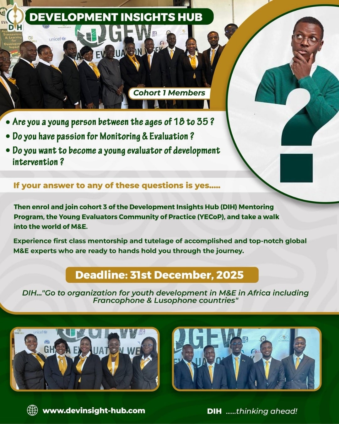 Opportunities - Applications Open: DIH Young Evaluators Mentoring ...