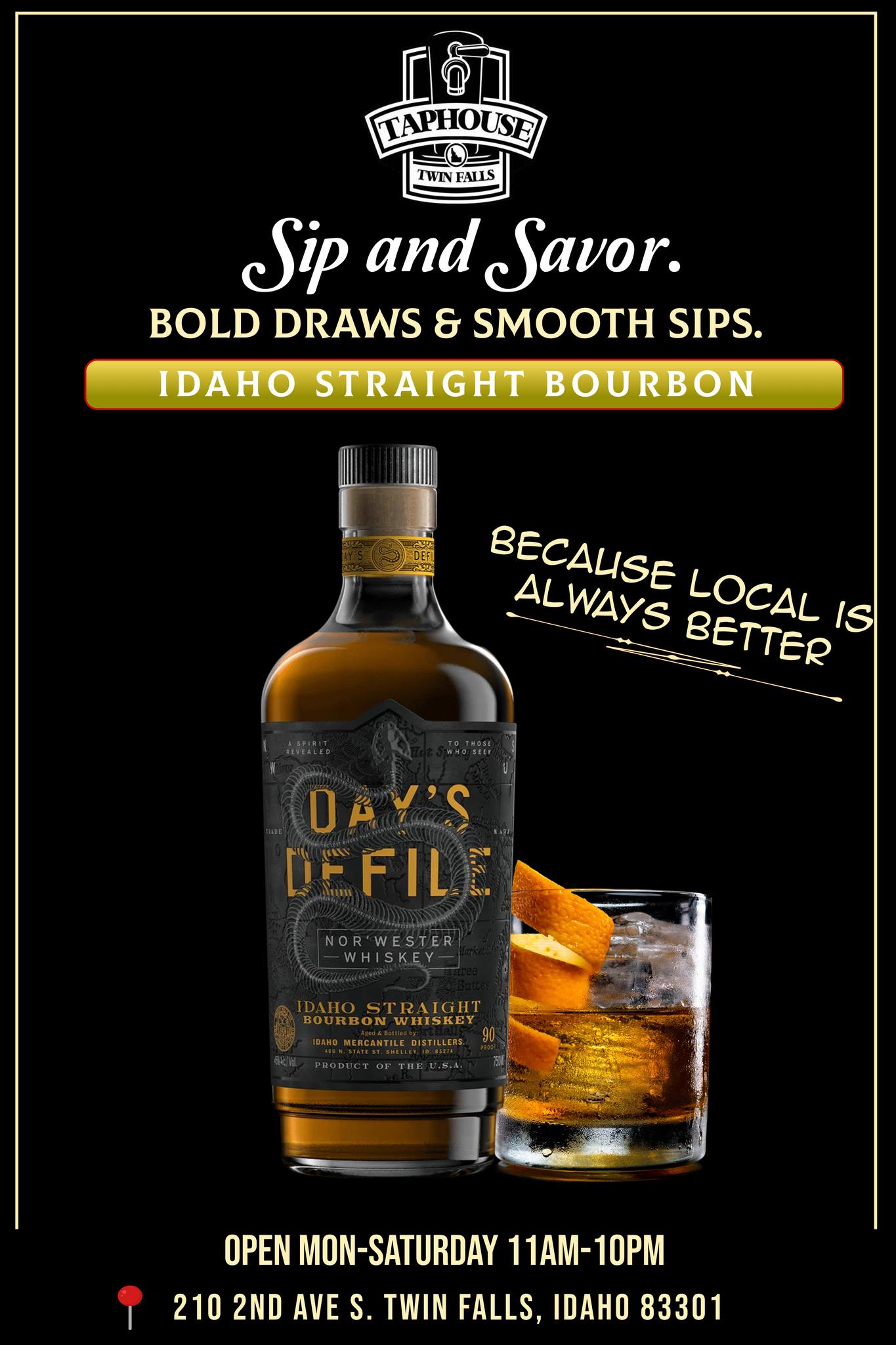 The TapHouse-2nd - Idaho's Straight Bourbon is a must try! From the ...