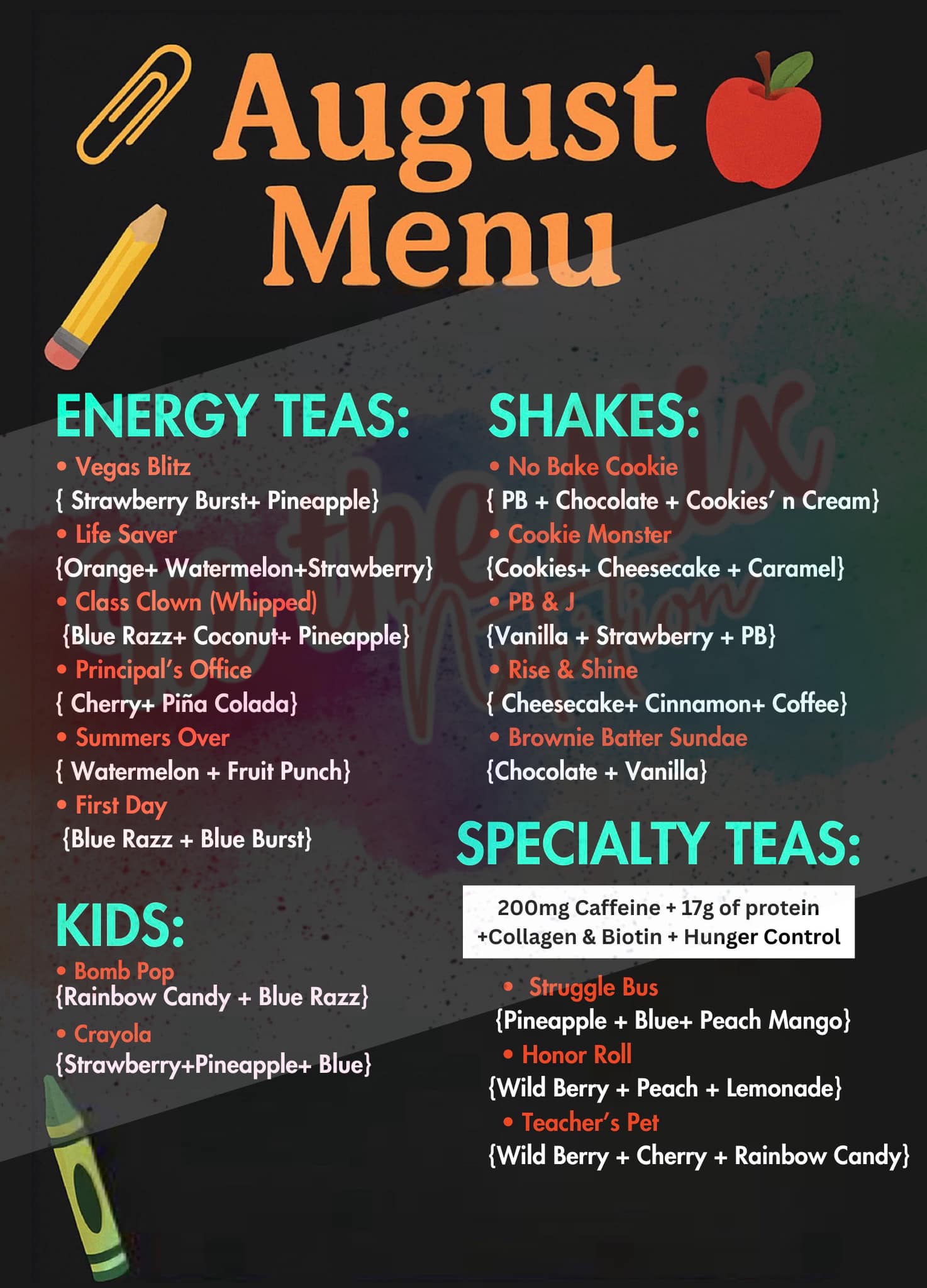 In - 🎉 Our August Menu is Here! 🗓️ Get ready to enjoy amazing flavors ...