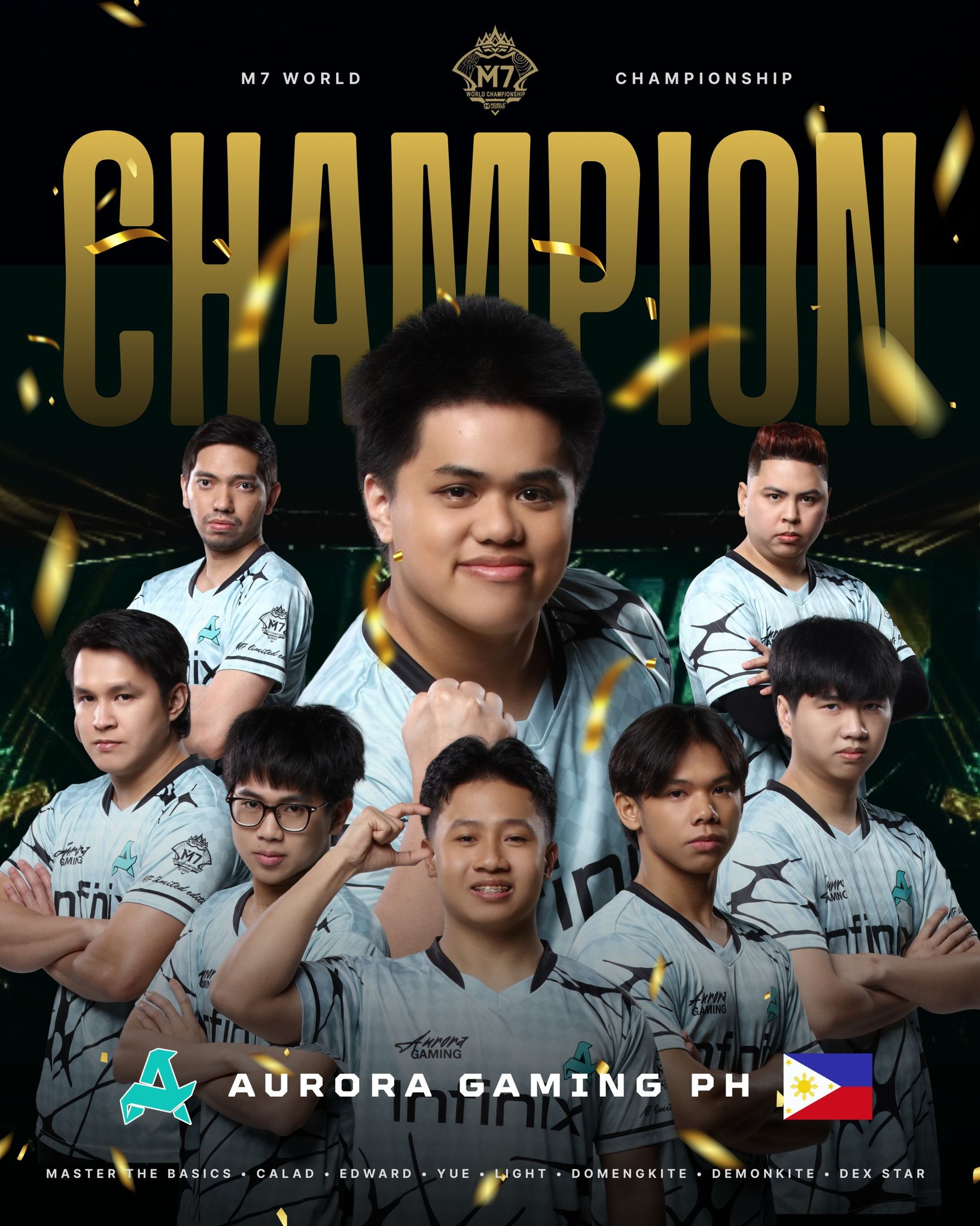Light - Not just winners — champions of the world. RORA M7... | Facebook