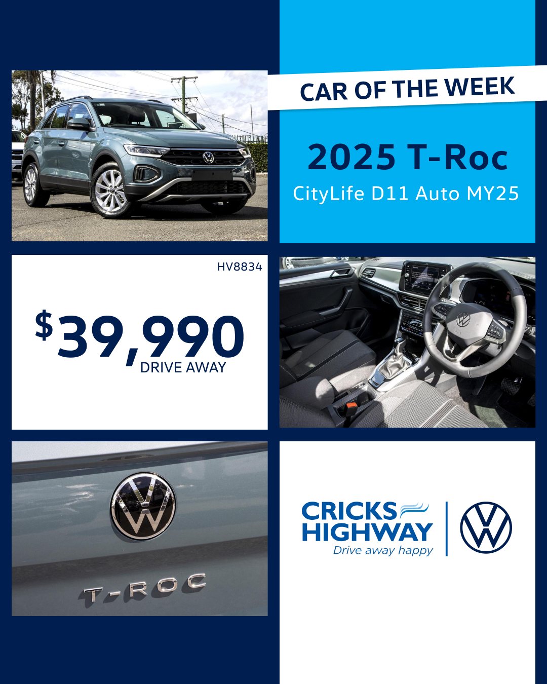 🚙 Car of the Week! Meet the... - Cricks Highway Volkswagen | Facebook